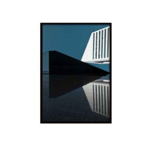 Trio de Quadros Arquitetura S. Paulo, SUPER LUXO, para Salas, Quartos, Hotéis e Escritórios. 60x80cm, COM  VIDRO  3MM e Moldura na Cor Preta.